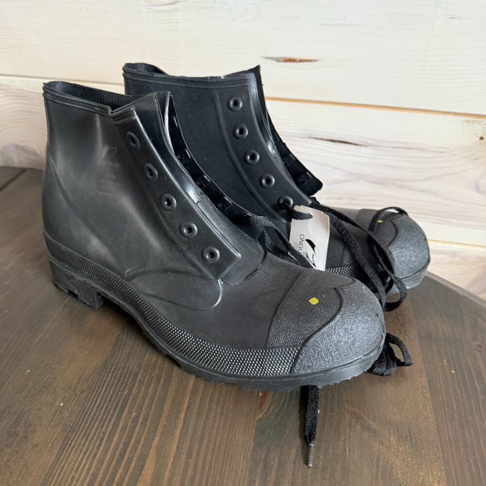 Steel Toe Boots Mens Size 13 Black Work 6" Monarch